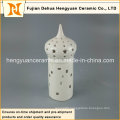 House Shape Ceramic Candle Holder for Islam Decoration